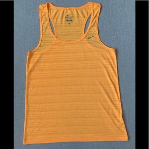 Nike Dri-fit Tank Top, Orange, Small